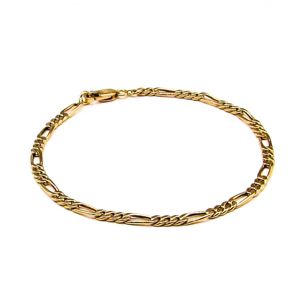 PULSERA FIGARO 3*1 21CM /O.ROJO